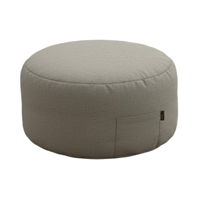 เบาะนั่งทรงกลม RENITA HOME รุ่นMAKI POUF สีเทา_0
